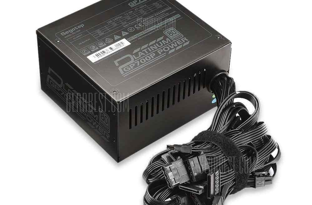 offertehitech-gearbest-Segotep GP700P 600W Power Supply with 120mm Fan