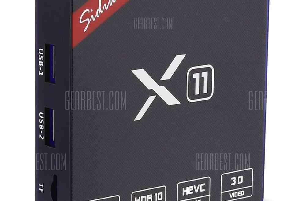 offertehitech-gearbest-Sidiwen X11 TV Box