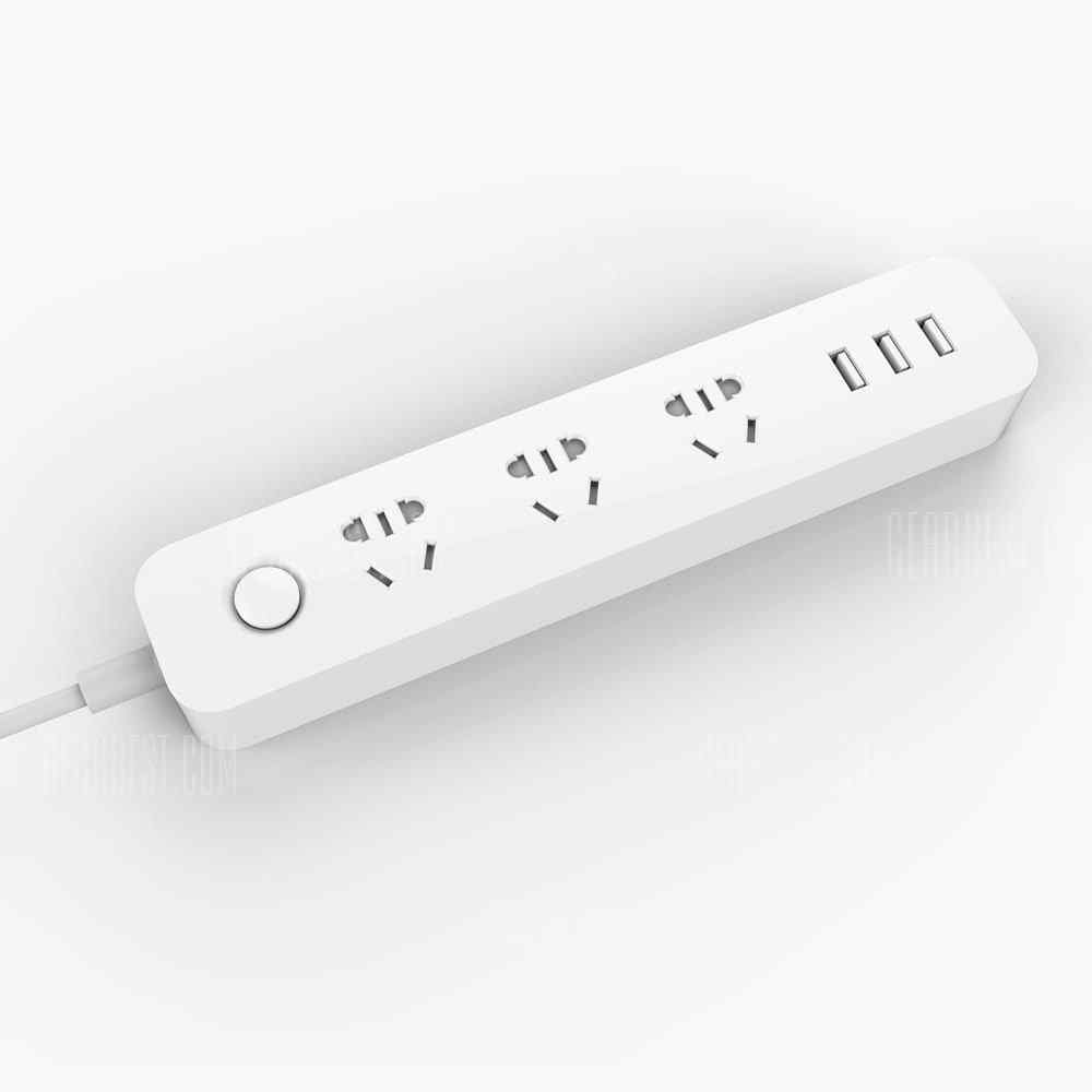 offertehitech-gearbest-TOCHIC 3 Usb Charging Hub Mini Power Strip with 3 Sockets Standard Plug