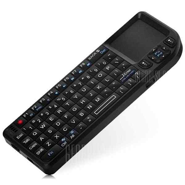 offertehitech-gearbest-TR - MWK Ultramini 2.4GHz Wireless Touchpad Keyboard with Embedded Receiver and IR Light for HTPC PS3 Xbox360