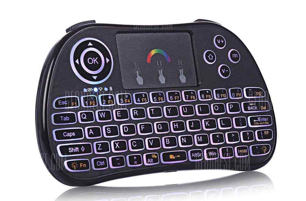 offertehitech-gearbest-TZ P9 Wireless 2.4GHz RGB Backlight Mini Keyboard