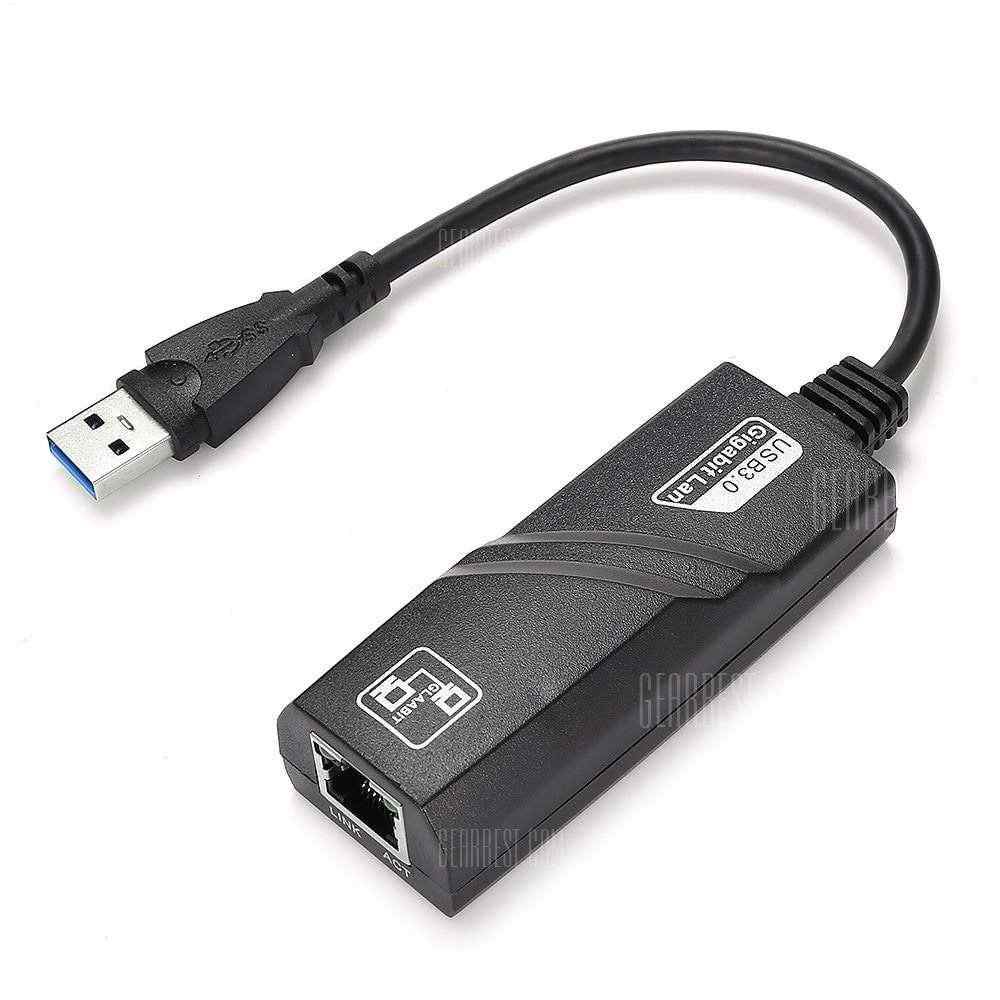 offertehitech-gearbest-USB 3.0 to RJ45 1000Mbps Gigabit LAN Network Adapter