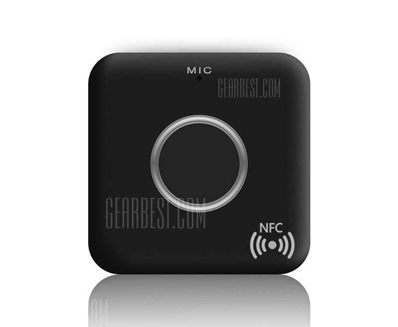 offertehitech-gearbest-V - B7 NFC Bluetooth Audio Receiver BT V4.1 Speaker HandsFree with Mic Wireless Stereo Boom Box for Home Car Sound System