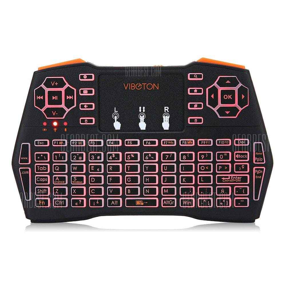 offertehitech-gearbest-VIBOTON i8 Plus Wireless Keyboard Backlight Version