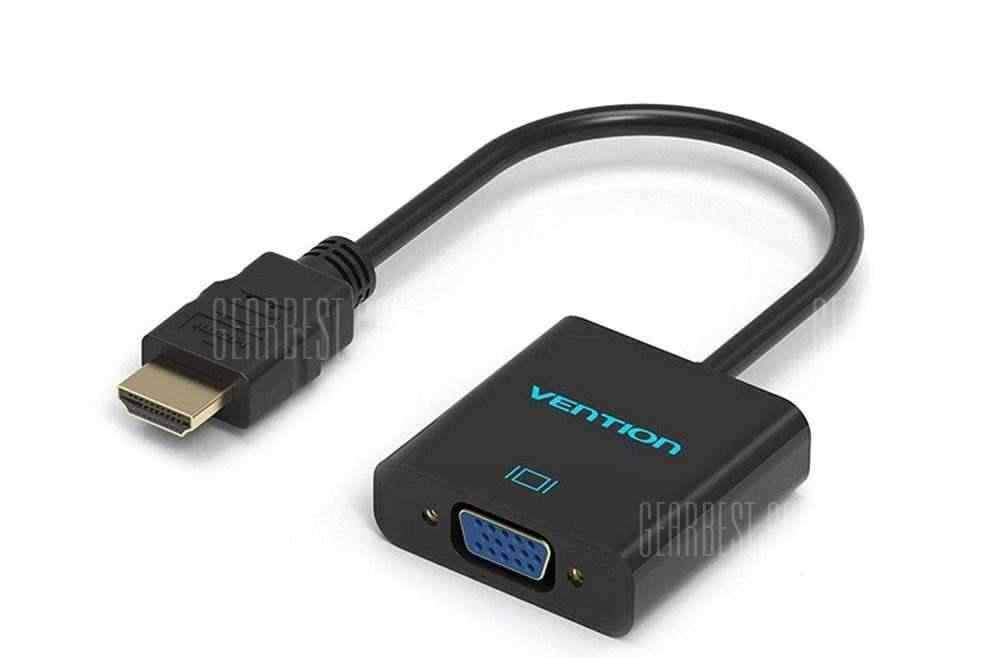 offertehitech-gearbest-Vention HDMI to VGA Cable Adapter Converter