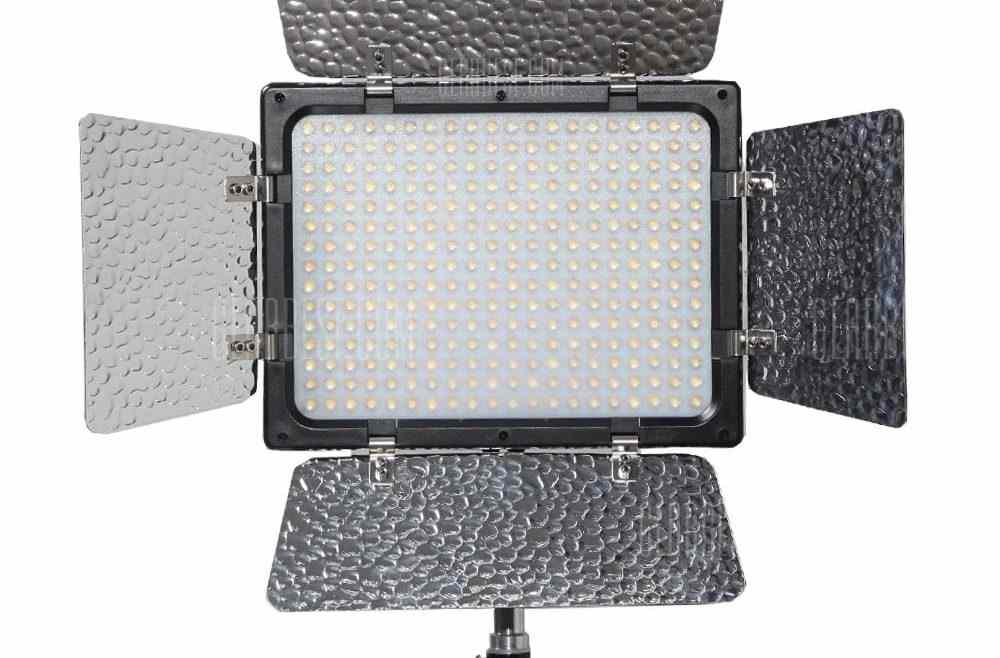 offertehitech-gearbest-W300 LED Video Light with Adjustable Color Temperature 3200-6000K