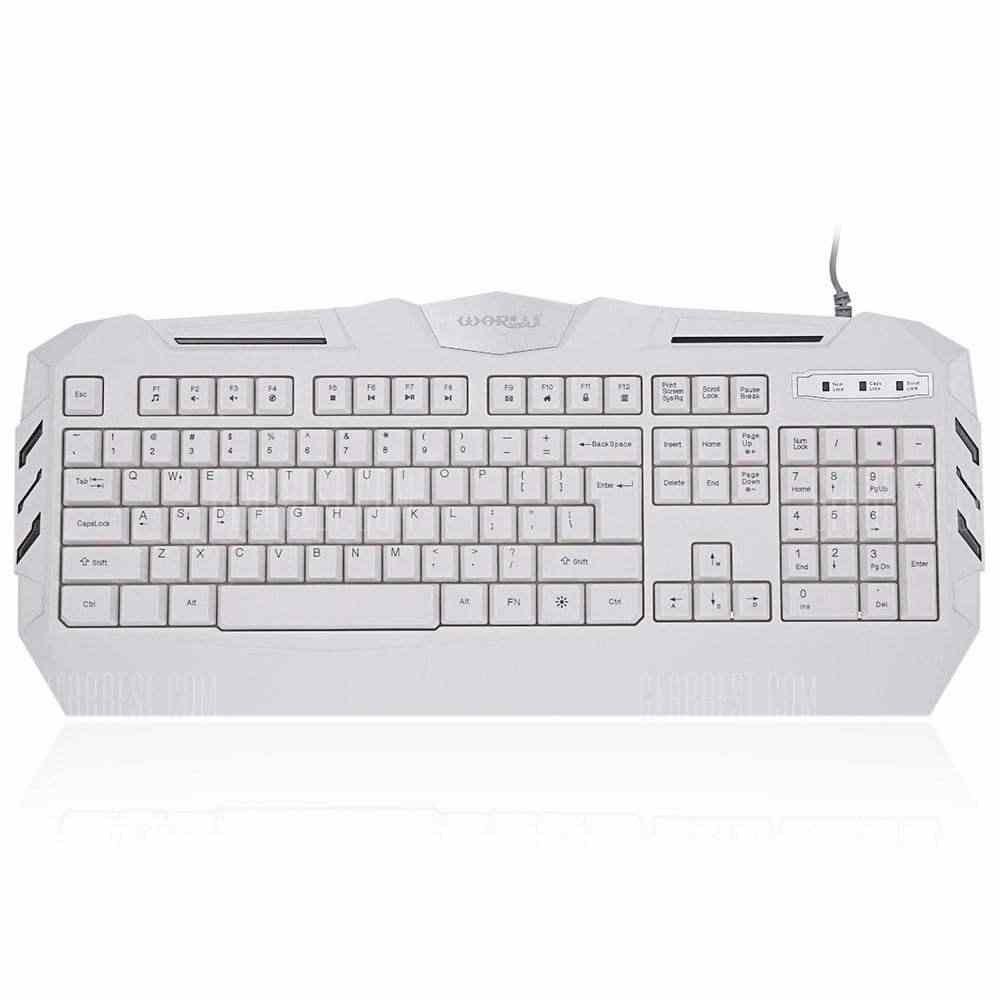 offertehitech-gearbest-Warwolf K3 Wired Optical Gaming Keyboard with LED Backlit