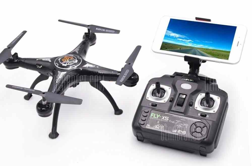 offertehitech-gearbest-X5SW - 1 RC Drone RTF with 2.0MP HD Camera One Key Auto-return APP Control