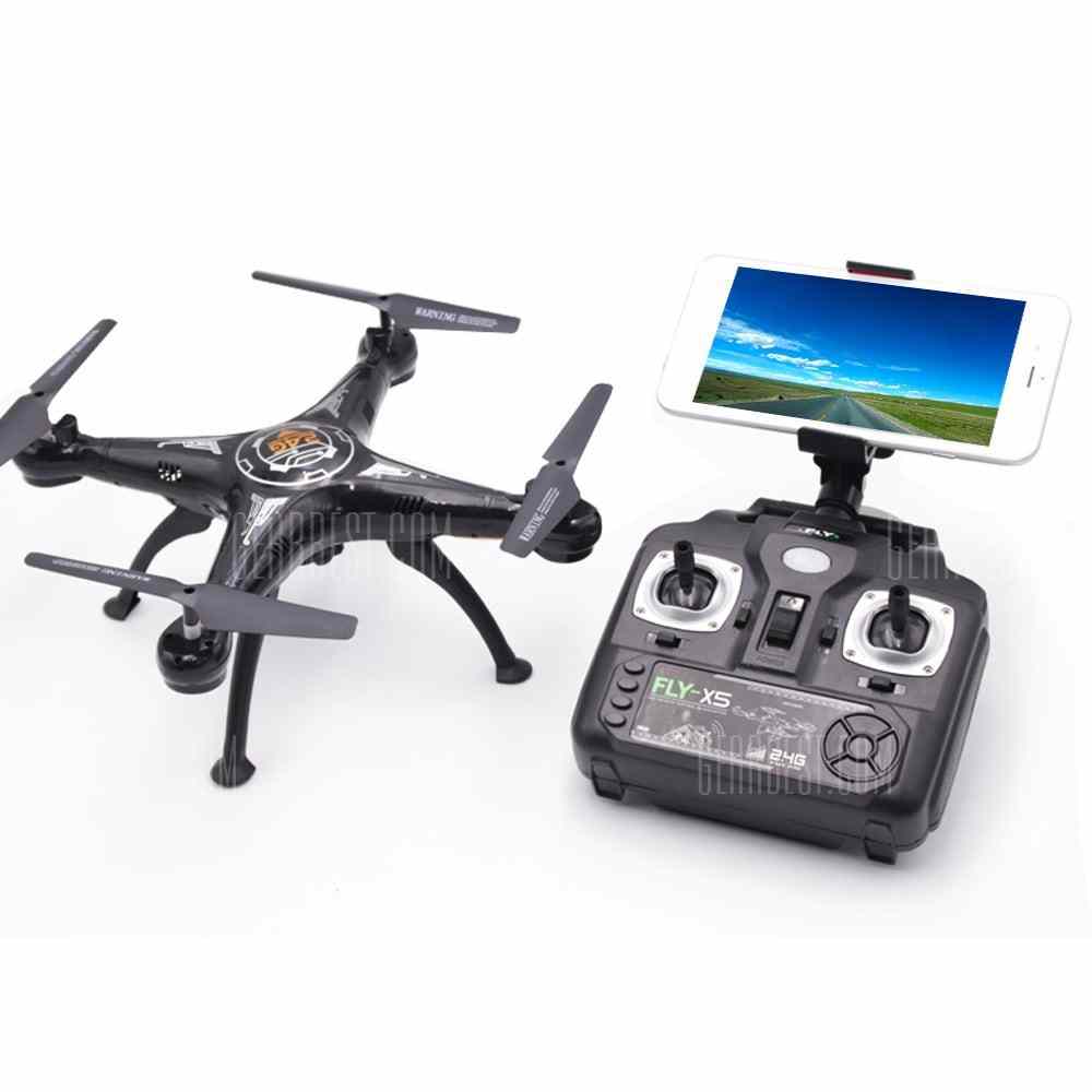 offertehitech-gearbest-X5SW - 1 RC Drone RTF with 2.0MP HD Camera One Key Auto-return APP Control