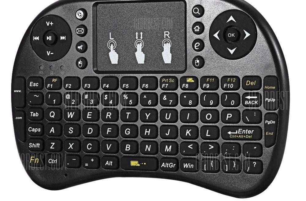 offertehitech-gearbest-iPazzPort KP - 810 - 21F 2.4GHz Wireless QWERTY Keyboard