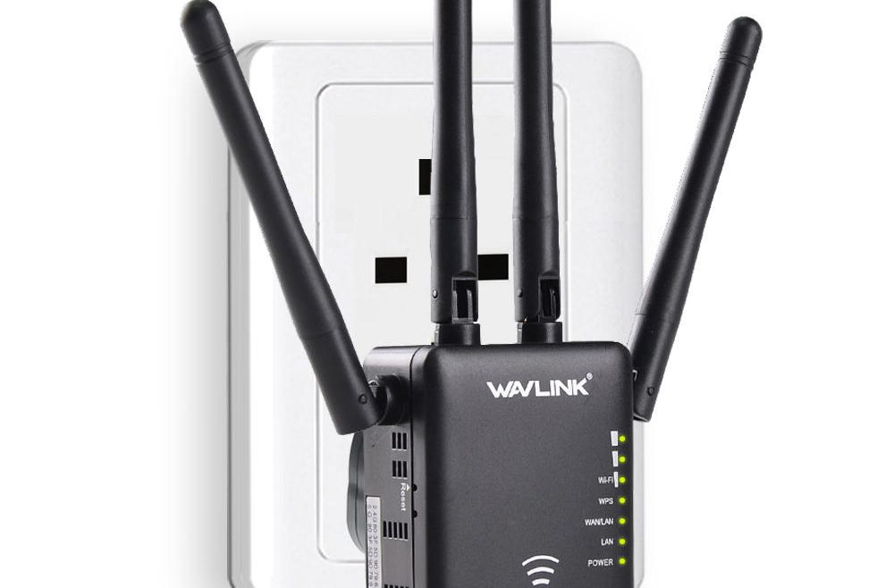 offertehitech-Wavlink AC1200 1200Mbps Doppio Banda 4x3dBi Antenne esterne Wireless WIFI Repeater Segnale Booster