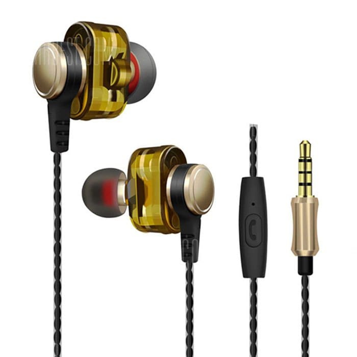 offertehitech-gearbest-AK - 006 Dynamic / Moving-coil Unit HiFi Earphones