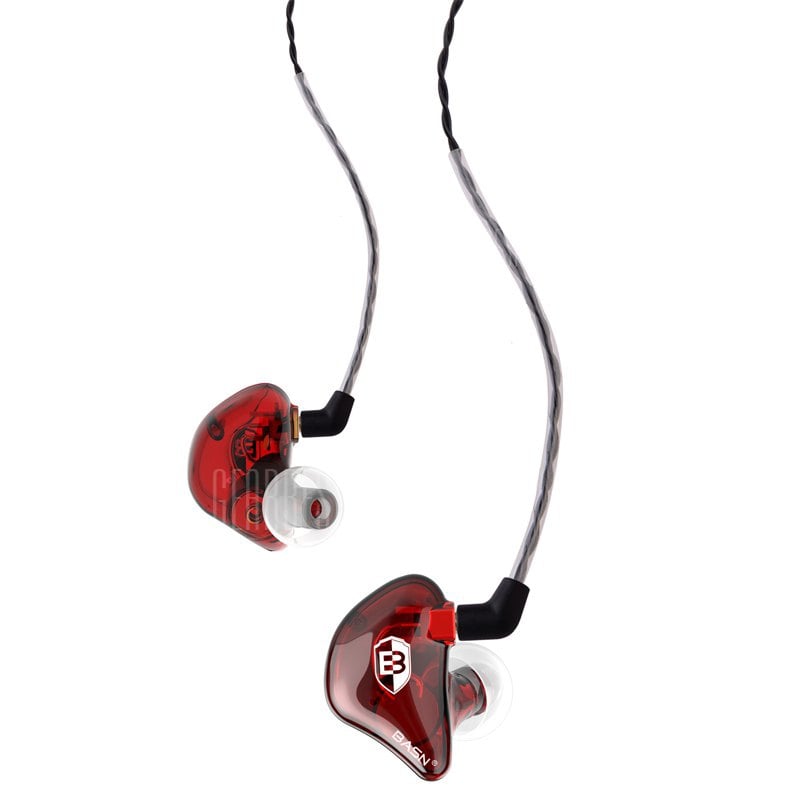 offertehitech-gearbest-BASN BsingerBC100 Headphones with MMCX Detachable Cable Noise Cancelling In-Ear Monitor Earphones