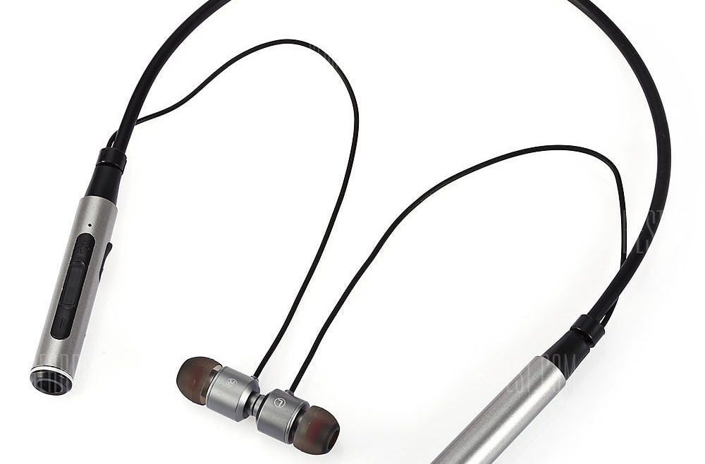 offertehitech-gearbest-BT022 Metal Neckband In-ear Wireless Bluetooth Earphones
