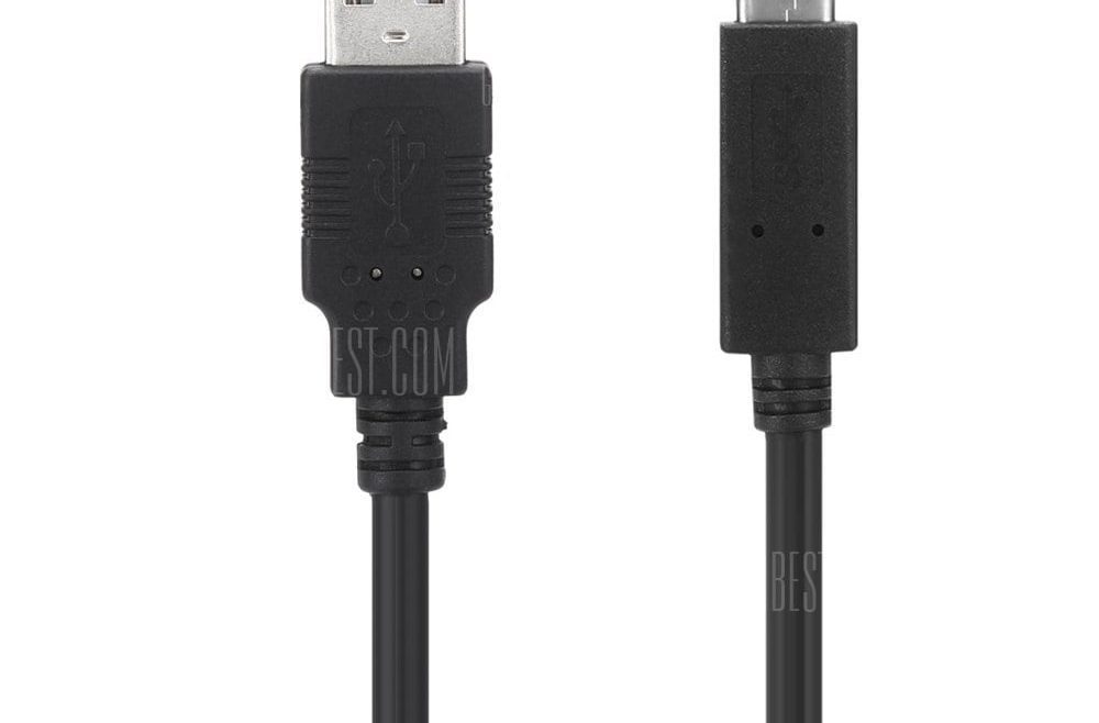 offertehitech-gearbest-CY U3 - 312 - BK - 5.0M Type-C to USB 2.0 Data Cable 5M