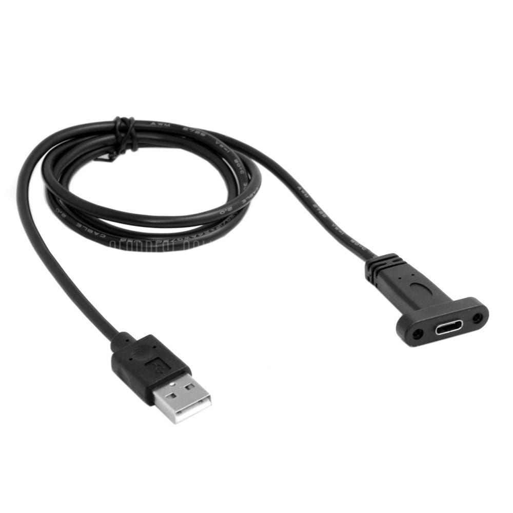 offertehitech-gearbest-CY UC - 022 - 0.9M USB 2.0 Male to Type-C Female Cable