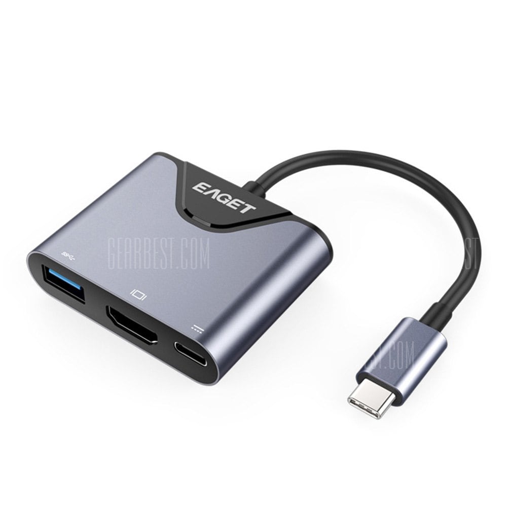 offertehitech-gearbest-EAGET CH08 Type-C to HDMI Adapter USB-C Converter