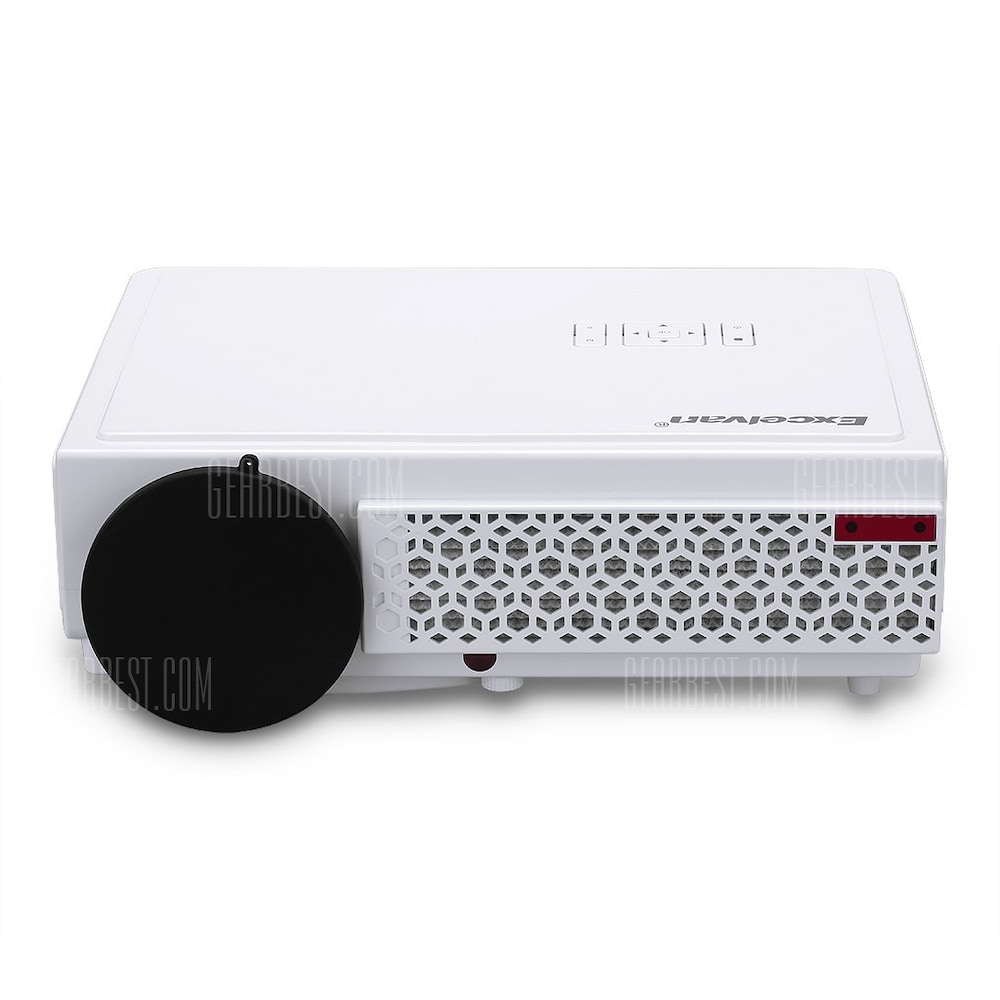 offertehitech-gearbest-Excelvan 96+ Native 1280*800 support 1080p Led Projector White UK PLUG