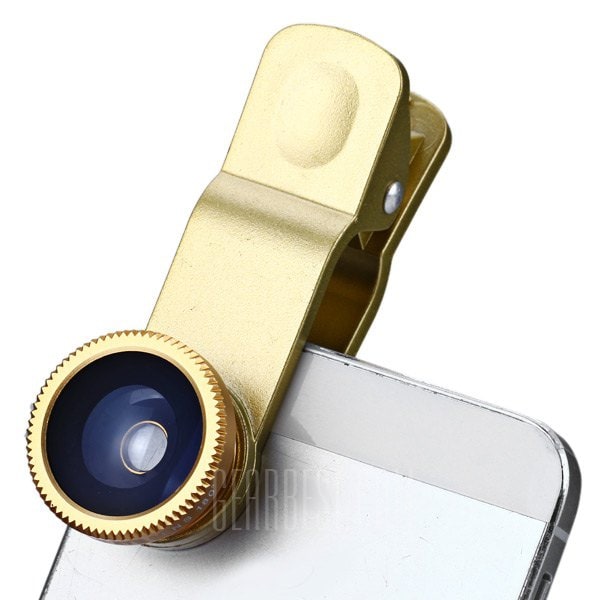 offertehitech-gearbest-Fashionable 3 in 1 Clip Camera Lens Fisheye Macro Wide Angle