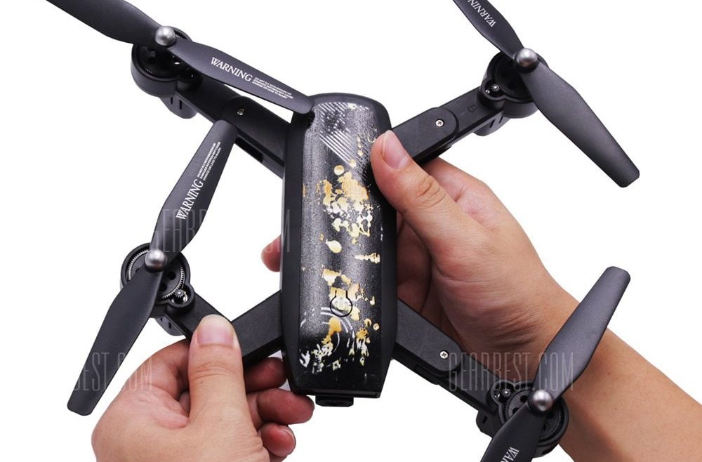 offertehitech-gearbest-Foldable RC Quadcopter - RTF 2.0MP Wide Angle Camera + Air Press Altitude Hold