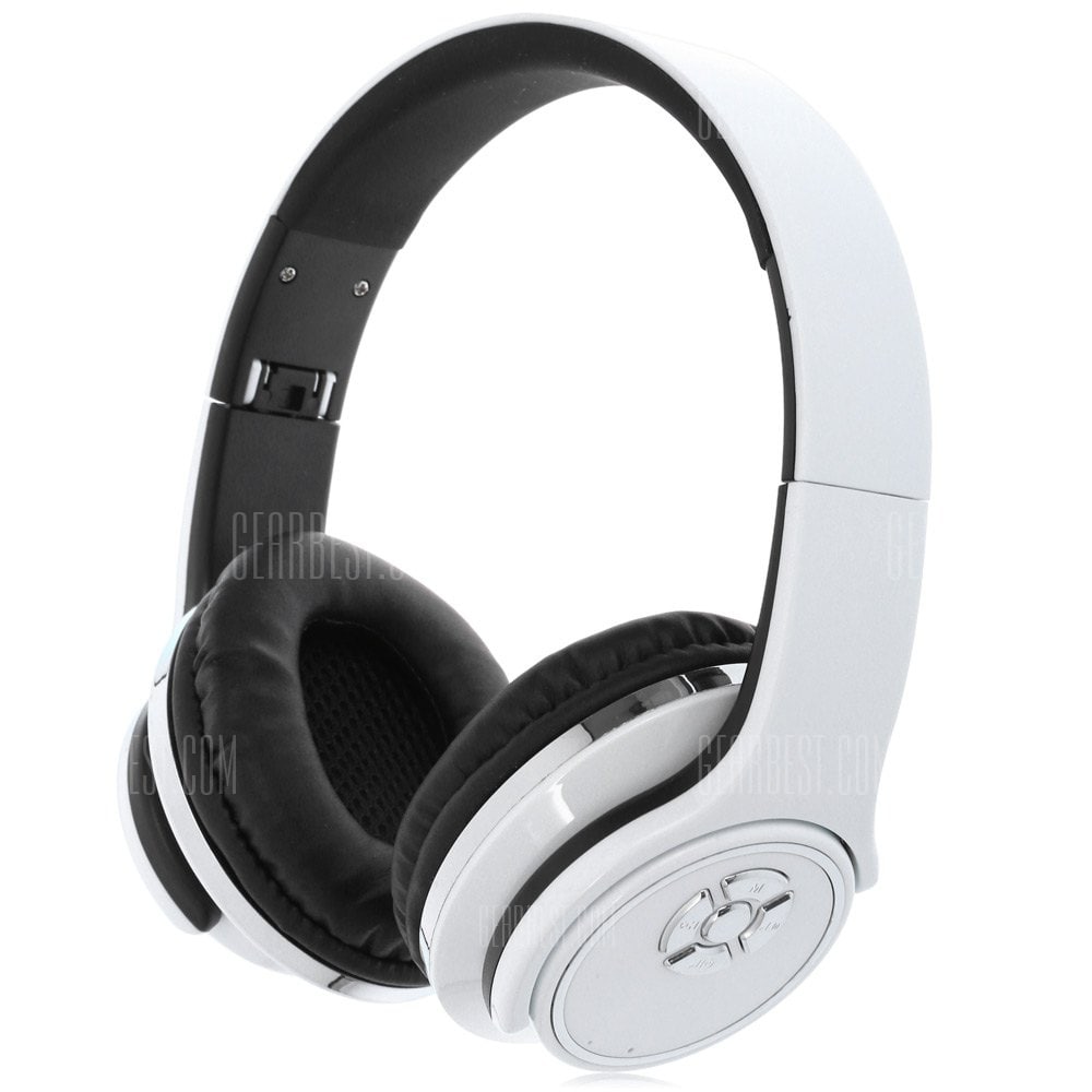 offertehitech-gearbest-H-666 Bluetooth Wireless Headphones Headband with Mic FM Function