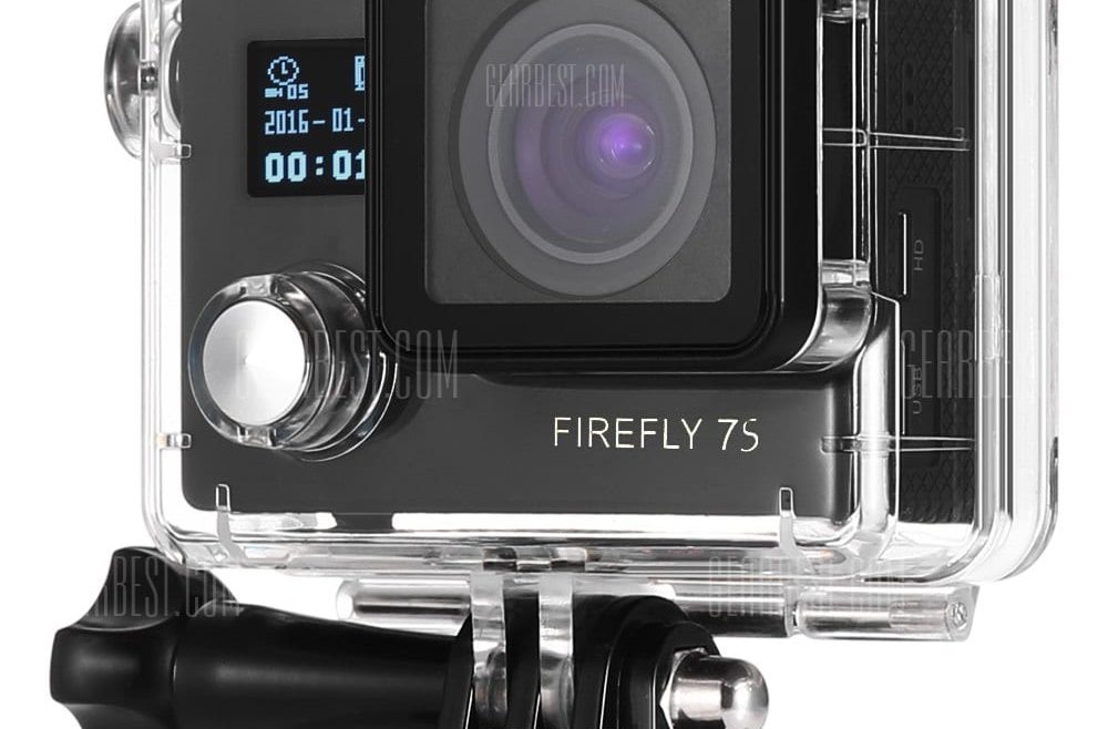 offertehitech-gearbest-Hawkeye Firefly 7S WiFi Action Camera 90 Degree No Distortion Version