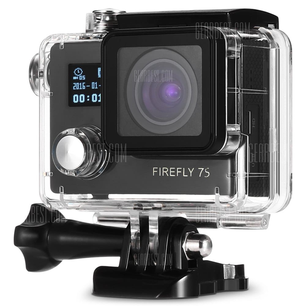 offertehitech-gearbest-Hawkeye Firefly 7S WiFi Action Camera 90 Degree No Distortion Version