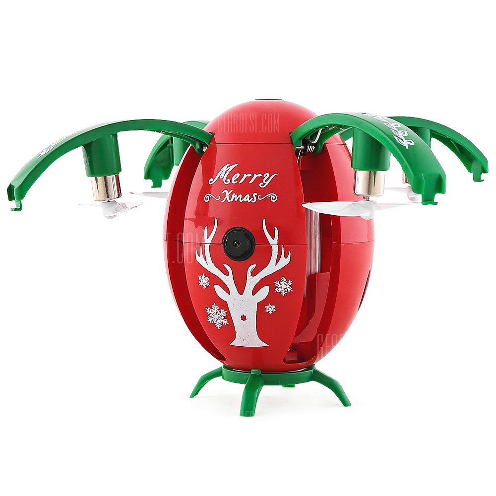 offertehitech-gearbest-JJRC H66 X-MAS EGG Foldable Micro RC Quadcopter - RTF