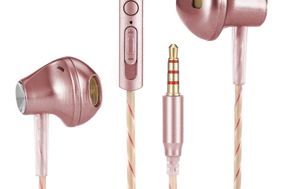 offertehitech-gearbest-K13 On-cord Control In-ear Earphones with Microphone
