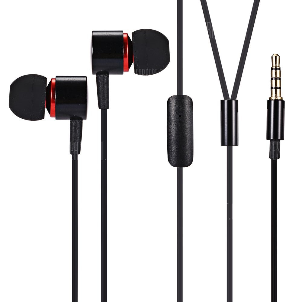 offertehitech-gearbest-KDK - 206 Metal In-ear Stereo Earphones