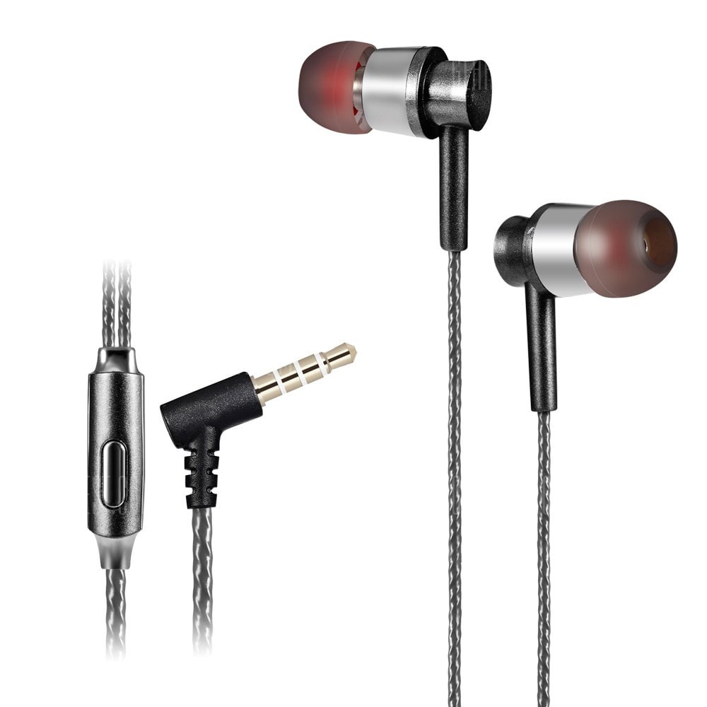 offertehitech-gearbest-KSD - A23 On-cord In-ear Earphones with Microphone