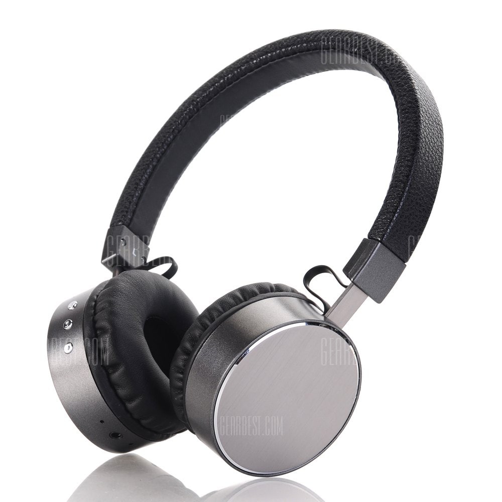 offertehitech-gearbest-Kanen BT009 Wireless Bluetooth Headphone Stereo Hi-fi Metal Headsets with Microphone