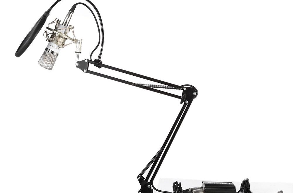 offertehitech-gearbest-LEIHAO BM - 700 Professional Condenser Microphone Combo