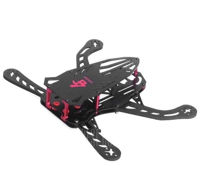 offertehitech-gearbest-LISAMRC Cicada LS - 250 PCB Carbon Fiber Frame Kit Fitting for Multicopter DIY