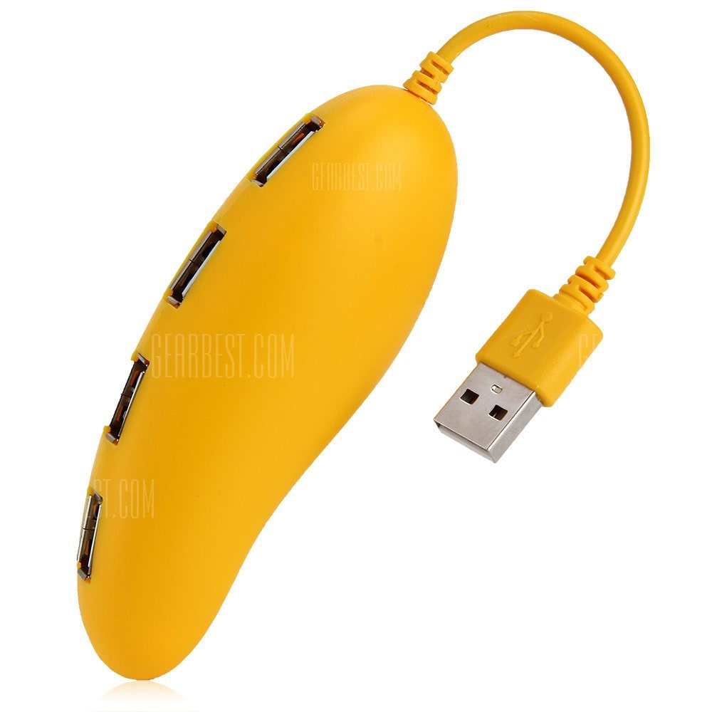 offertehitech-gearbest-Mango Shape 4 Ports USB 2.0 Hub