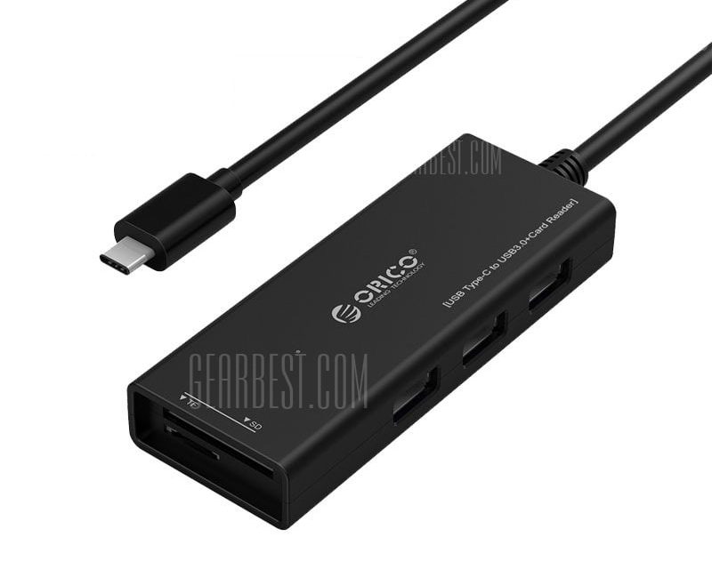offertehitech-gearbest-ORICO Portable Type-C to 3 Port USB 3.0 Hub