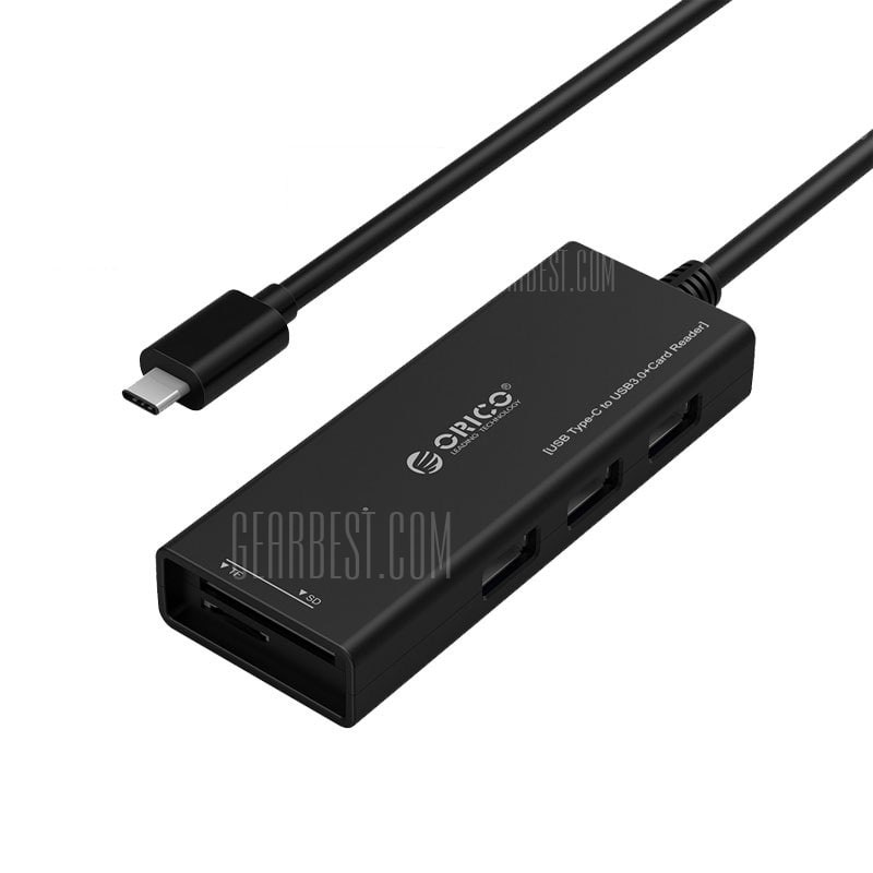 offertehitech-gearbest-ORICO Portable Type-C to 3 Port USB 3.0 Hub