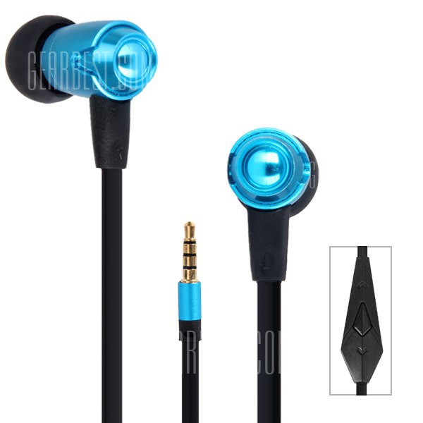 offertehitech-gearbest-OVLENG IP810 Real Bass Sound In - ear Headphone 1.2M Noodle Cable with Mic 3.5MM Jack for iPhone Smartphone MP3 MP4 Laptops