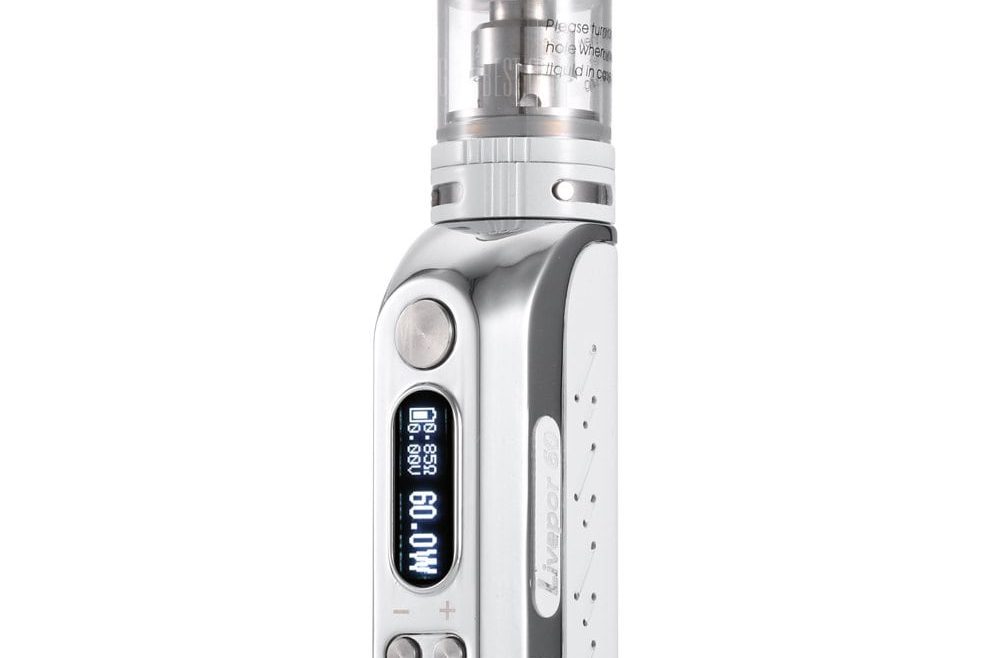 offertehitech-gearbest-Original YOSTA Livepor 60W TC Mod Kit with IGVI T2 Clearomizer