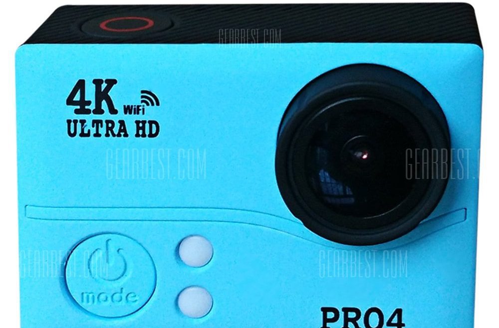 offertehitech-gearbest-PRO4 4MP 4K Ultra HD 170 Degree Wide Angle WiFi Action Camera
