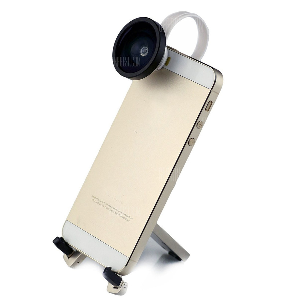 offertehitech-gearbest-Portable Smart Phone Clip 0.4 Wide Angle Camera Lens for Android / iOS Phone / iPad