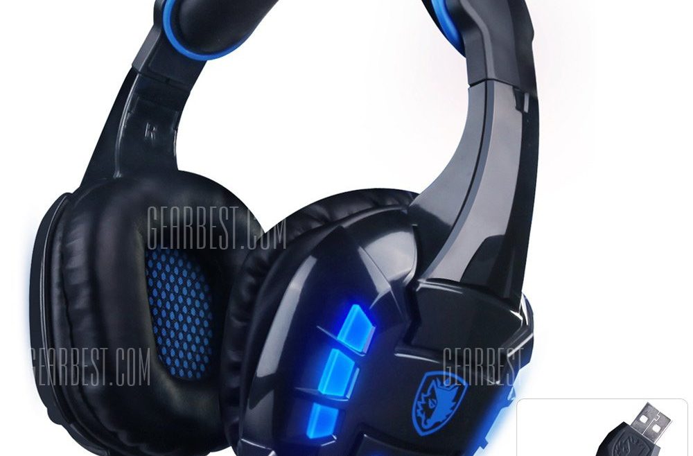 offertehitech-gearbest-SADES SA-718S USB Gaming Headset with Mic