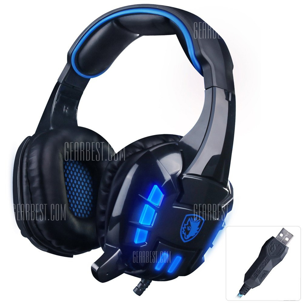 offertehitech-gearbest-SADES SA-718S USB Gaming Headset with Mic