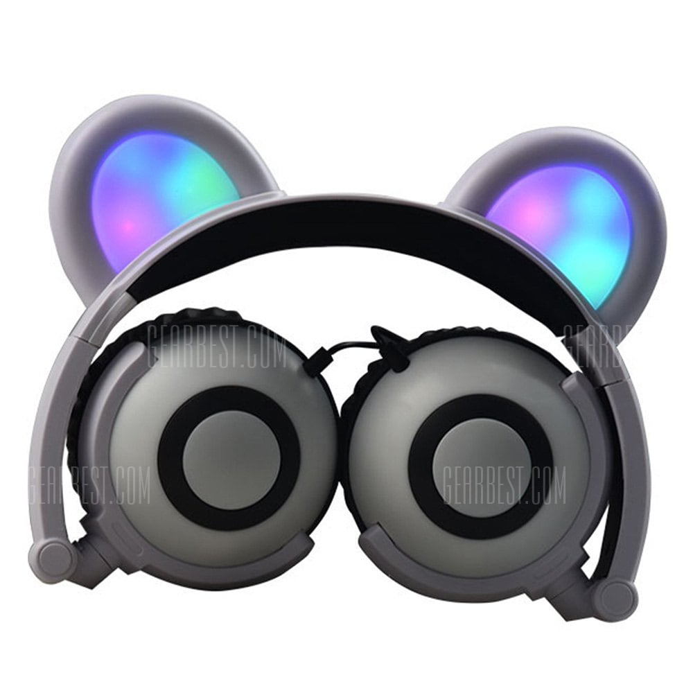 offertehitech-gearbest-SENKAMA Noise Reduction Cartoon LED Light Headphones