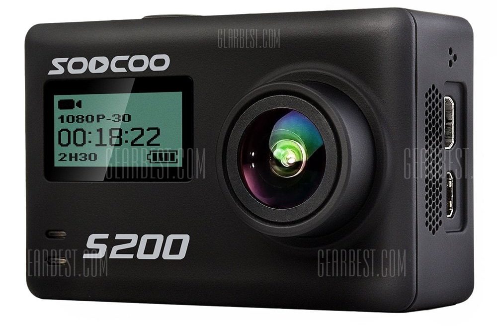 offertehitech-gearbest-SOOCOO S200 4K Sports Camera Dual Touch Screens WiFi