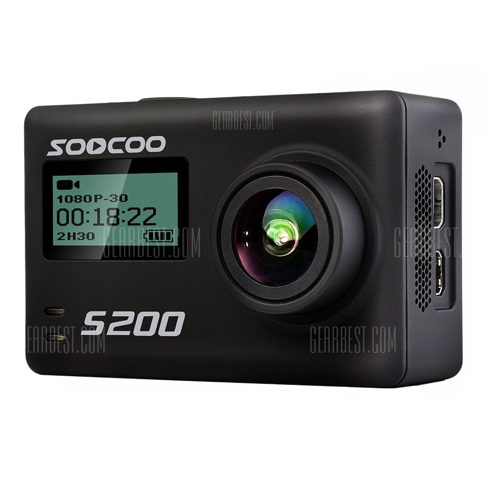 offertehitech-gearbest-SOOCOO S200 4K Sports Camera Dual Touch Screens WiFi