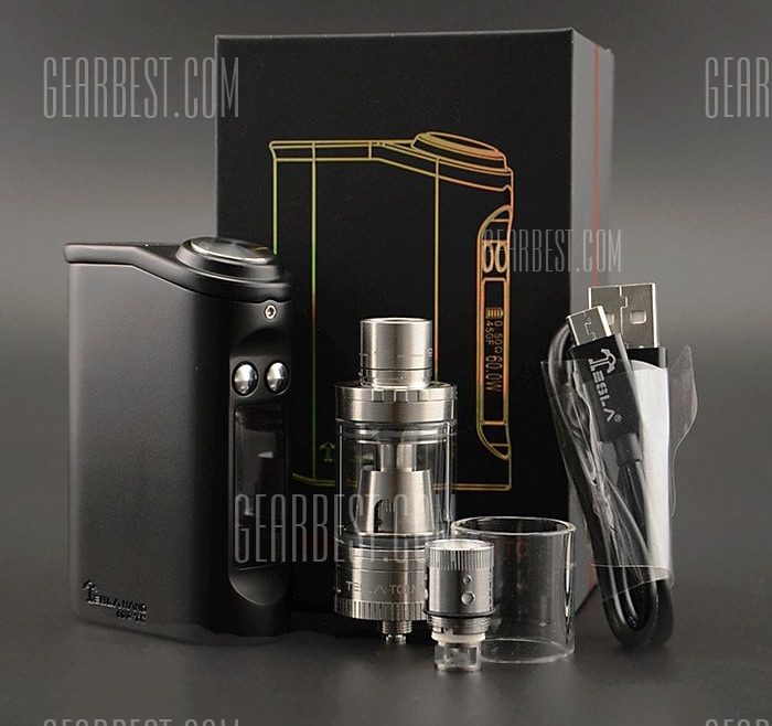 offertehitech-gearbest-Tesla Nano 60W E Cigarette Mod Kit