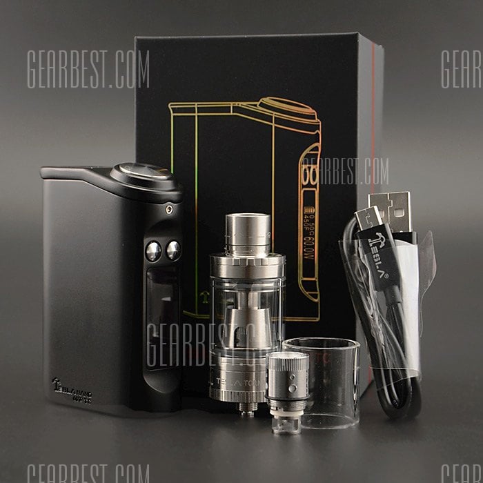offertehitech-gearbest-Tesla Nano 60W E Cigarette Mod Kit
