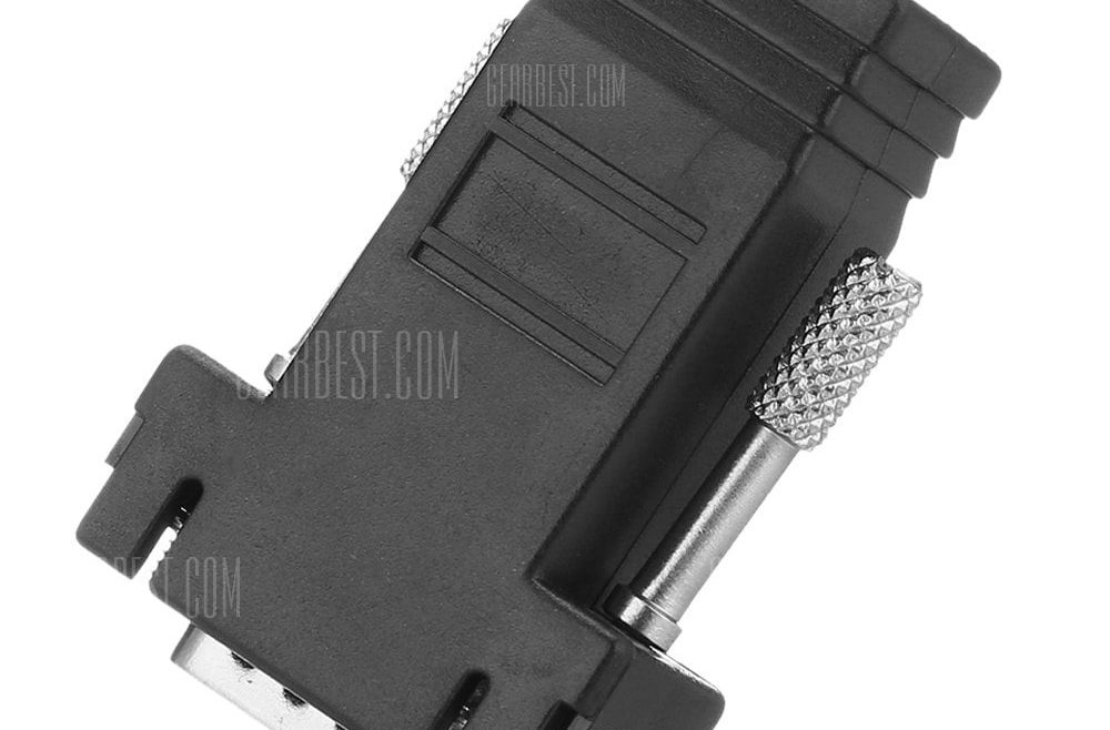 offertehitech-gearbest-VGA Male to RJ45 Female Adapter Coupler Connector