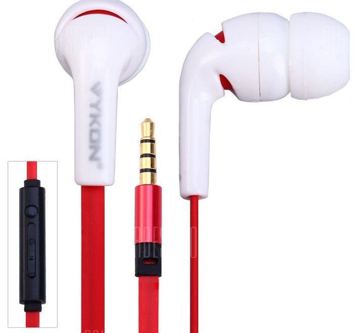offertehitech-gearbest-VYKON MK-300 In-Ear 3.5mm Earphone Microphone Earbud Stereo Bass Headphone for iPhone / Samsung / iPad / iPod / Laptop / Mobile Phone